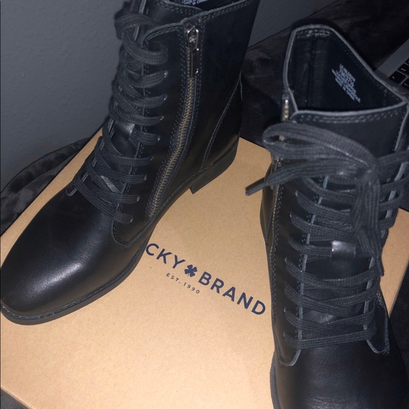 Lucky Brand Leather Boots - Picture 2 of 6